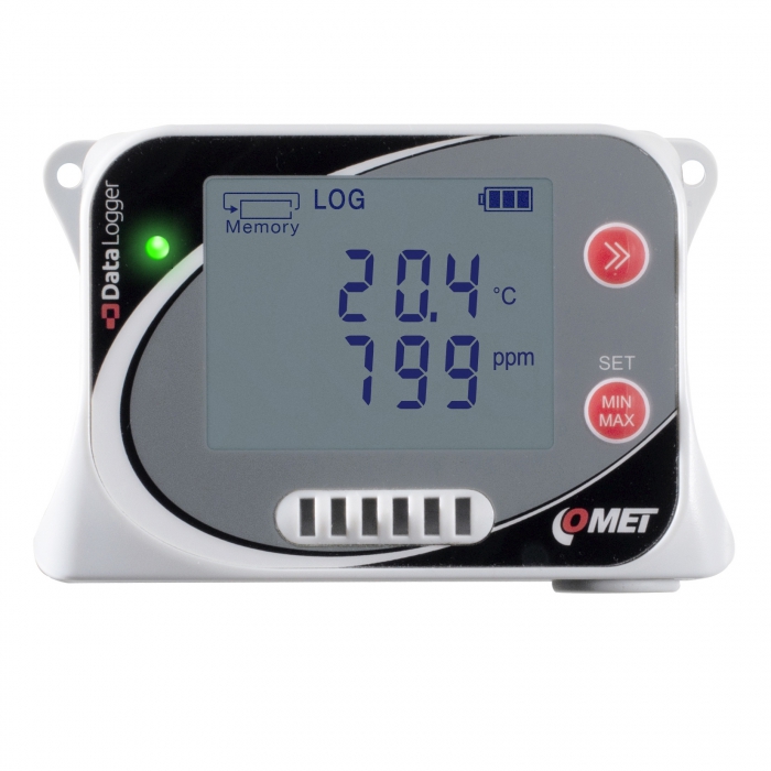 內置感測器的溫度、濕度、二氧化碳和大氣壓力記錄器(U4440)