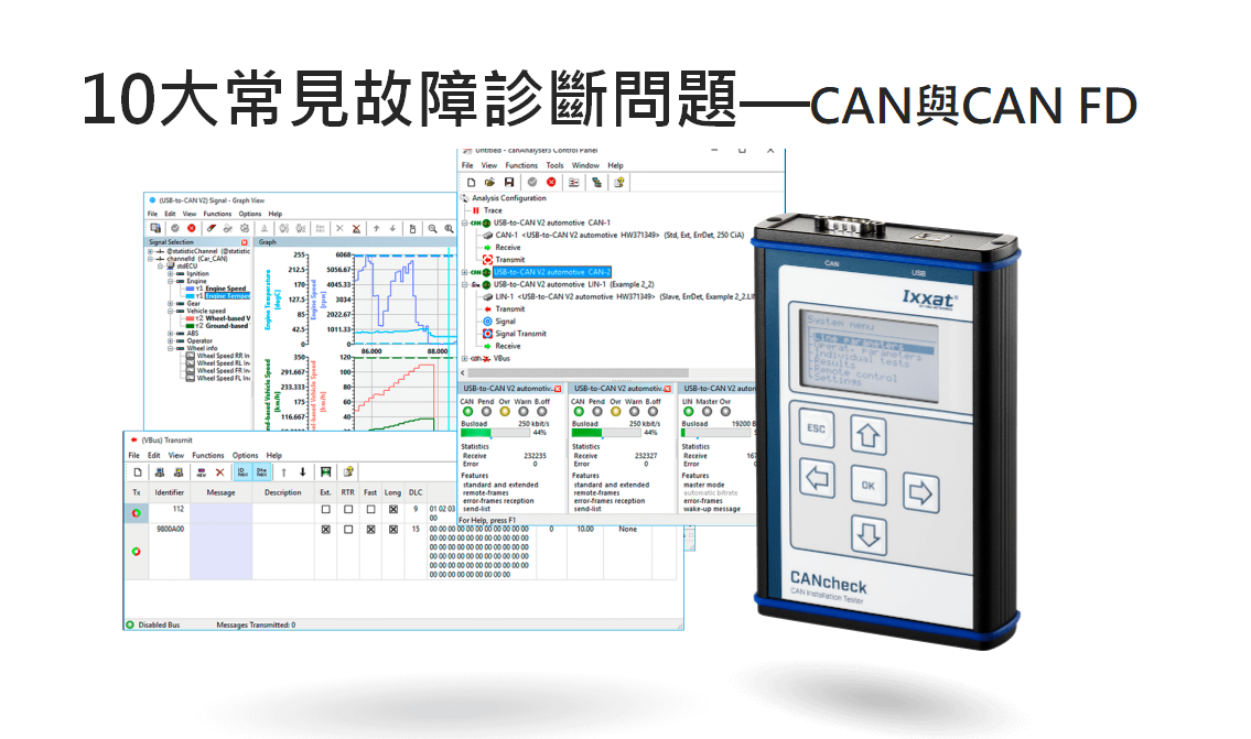 深入解析 CAN bus 和CAN FD 10大常見故障診斷問題及解決辦法 | 宏虹電子科技有限公司
