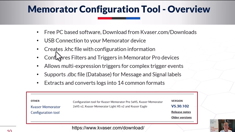 Memorator Configuration Tool - Overview