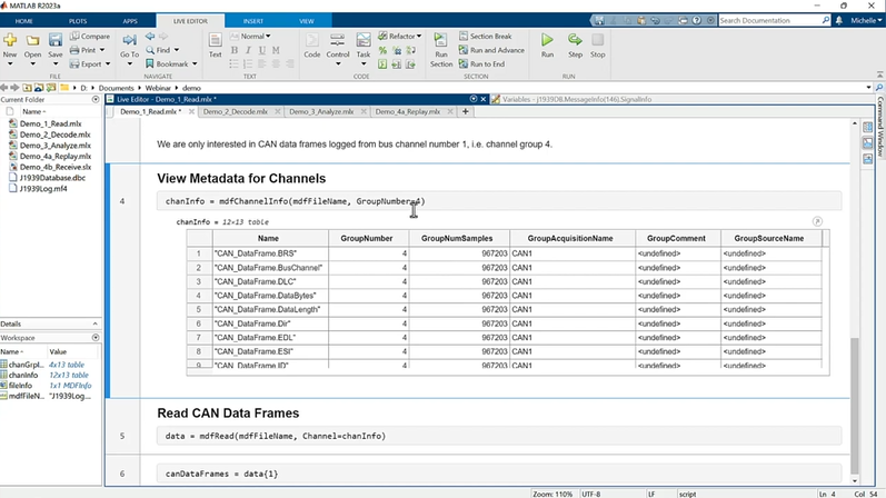 View Metadata for Channels