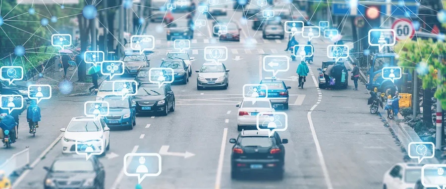 智慧城市中的交通網絡數據顯示