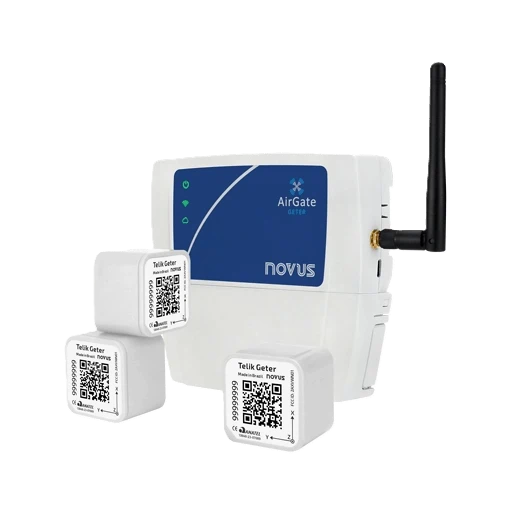 NOVUS Telik Geter 無線振動溫度感測器與 AirGate Geter 工業閘道器