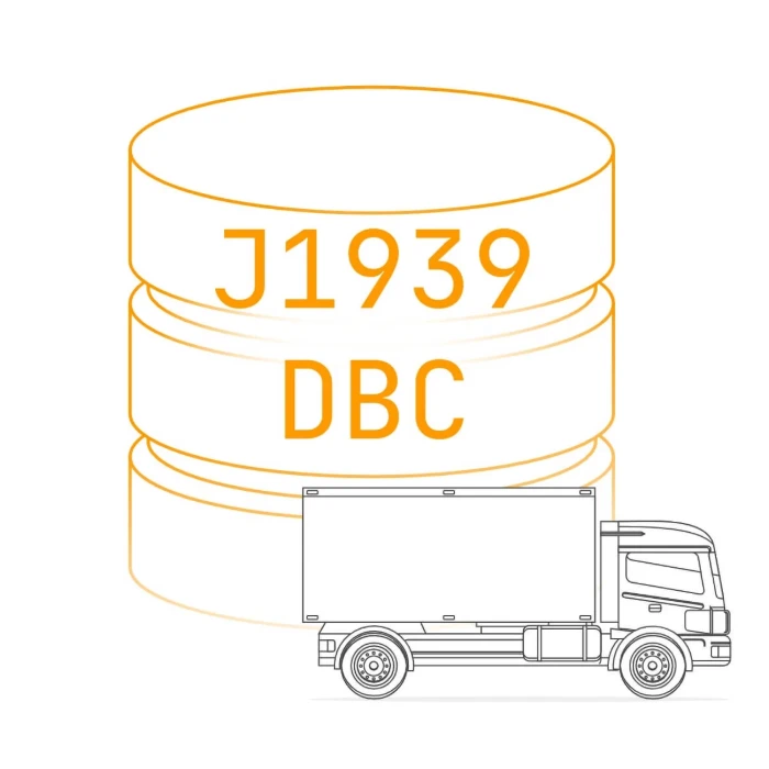 J1939 DBC 檔案 PGN/SPN 重型車輛 CAN 資料庫產品圖